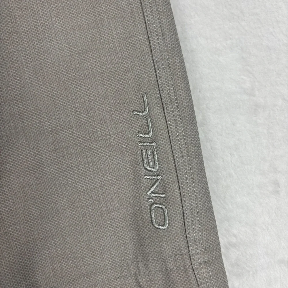 ONeill Hybrid Shorts Mens 33 Grey Textured Boardshorts Walkshorts